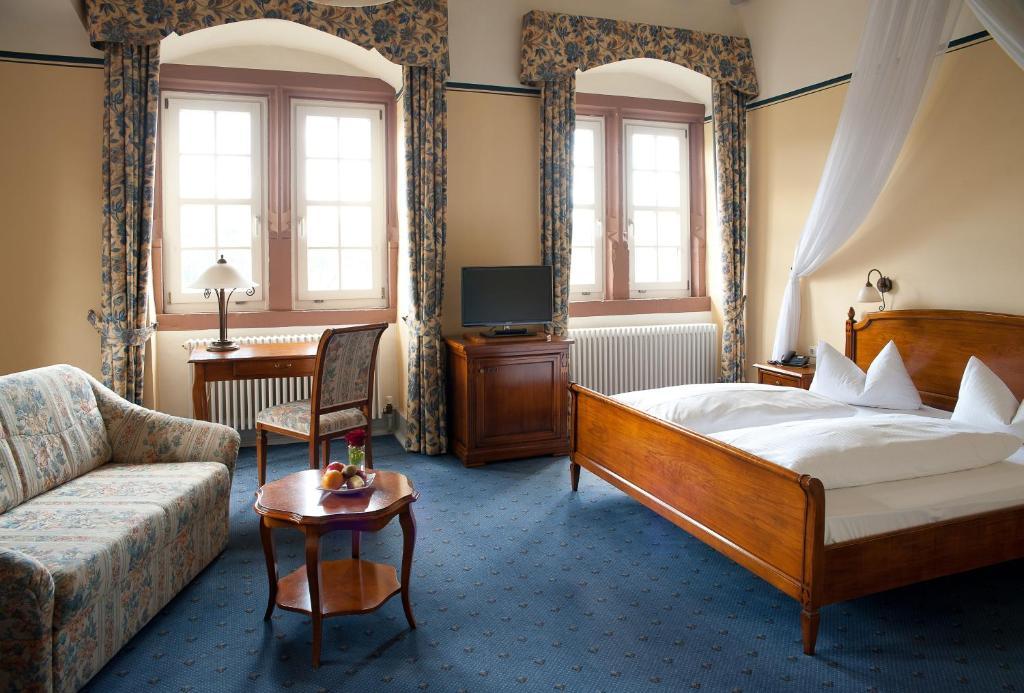 Schlosshotel Hirschhorn Oda fotoğraf