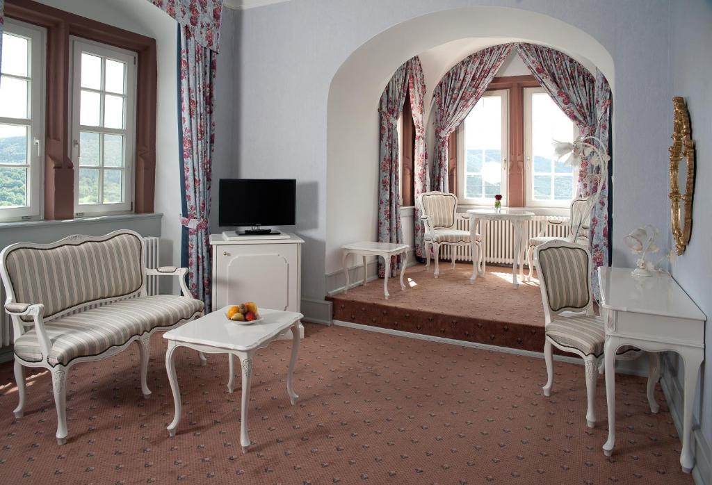 Schlosshotel Hirschhorn Oda fotoğraf
